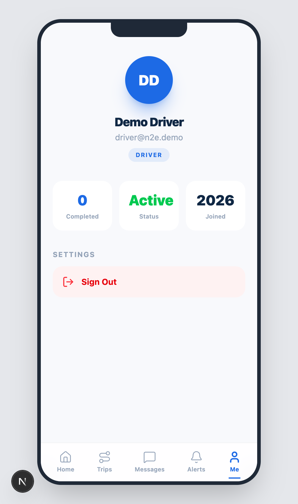 Driver profile