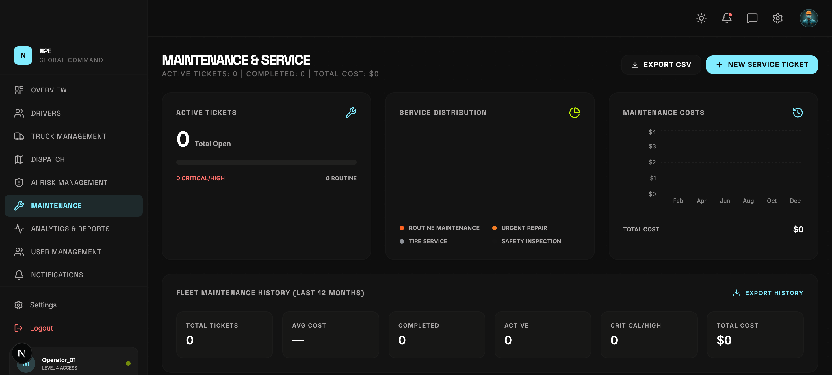 Maintenance page